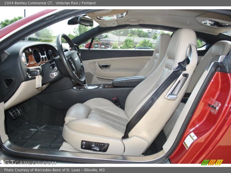 Umbrian Red / Portland 2004 Bentley Continental GT