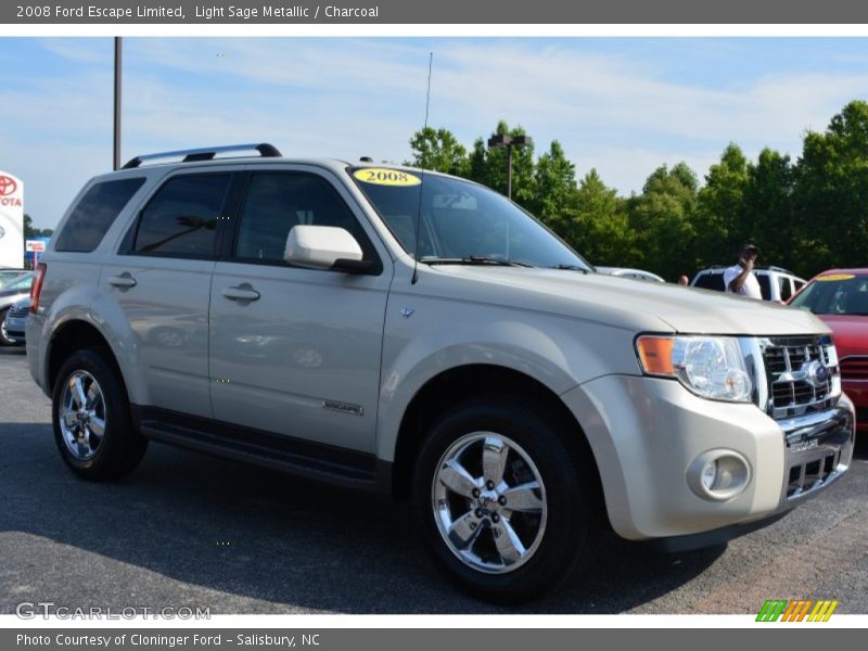 Light Sage Metallic / Charcoal 2008 Ford Escape Limited