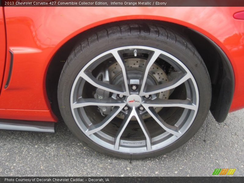 Inferno Orange Metallic / Ebony 2013 Chevrolet Corvette 427 Convertible Collector Edition