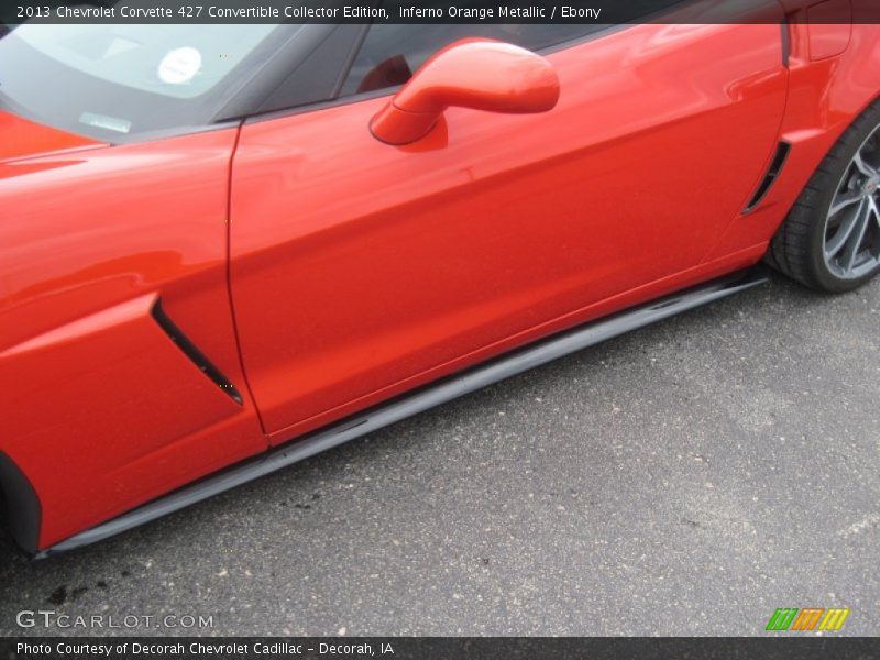 Inferno Orange Metallic / Ebony 2013 Chevrolet Corvette 427 Convertible Collector Edition