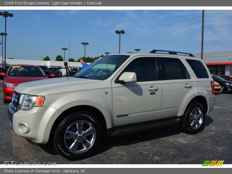 Light Sage Metallic / Charcoal 2008 Ford Escape Limited