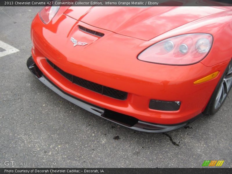 Inferno Orange Metallic / Ebony 2013 Chevrolet Corvette 427 Convertible Collector Edition