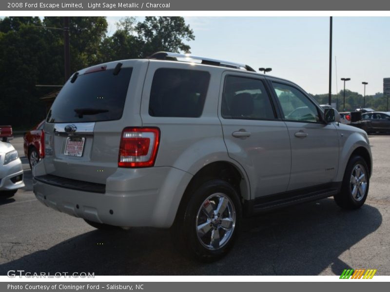 Light Sage Metallic / Charcoal 2008 Ford Escape Limited