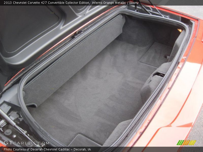 Inferno Orange Metallic / Ebony 2013 Chevrolet Corvette 427 Convertible Collector Edition