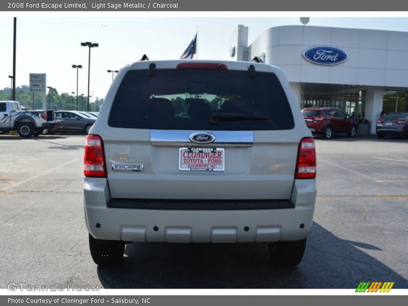 Light Sage Metallic / Charcoal 2008 Ford Escape Limited