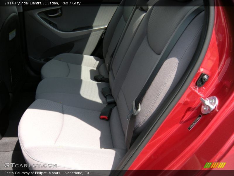 Red / Gray 2014 Hyundai Elantra SE Sedan