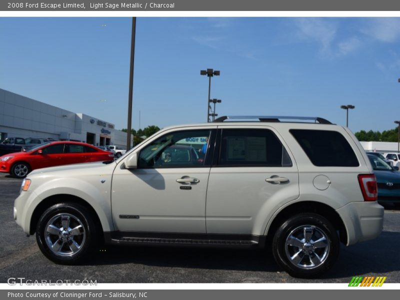 Light Sage Metallic / Charcoal 2008 Ford Escape Limited