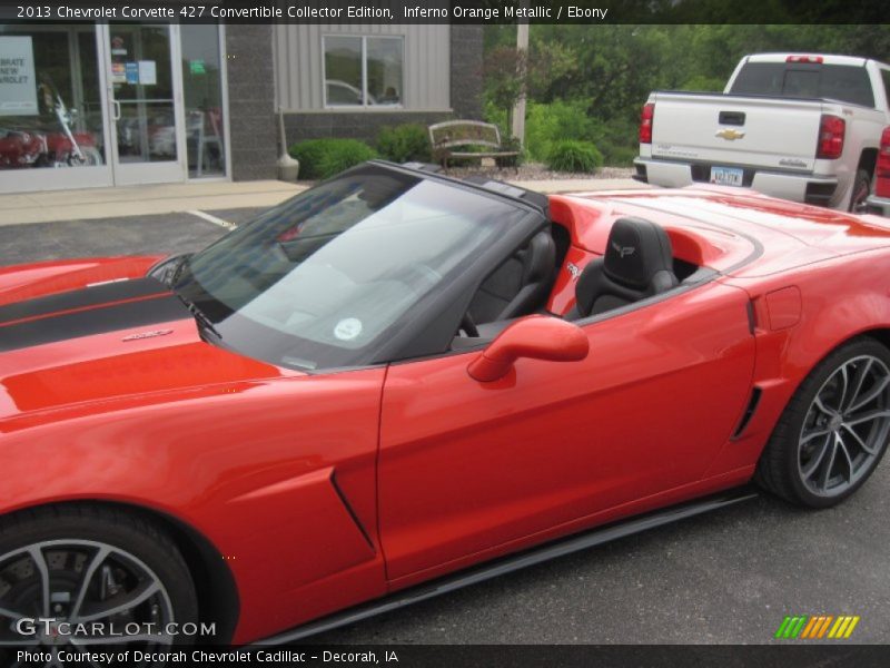 Inferno Orange Metallic / Ebony 2013 Chevrolet Corvette 427 Convertible Collector Edition