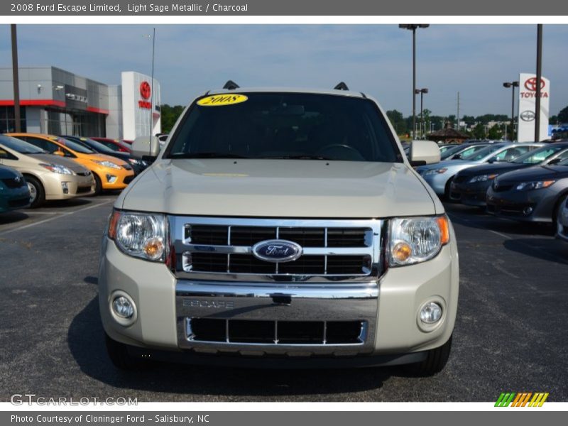 Light Sage Metallic / Charcoal 2008 Ford Escape Limited