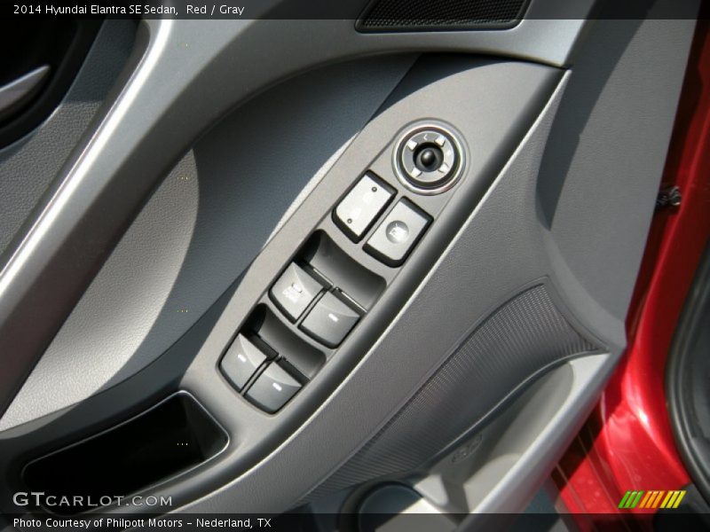 Red / Gray 2014 Hyundai Elantra SE Sedan