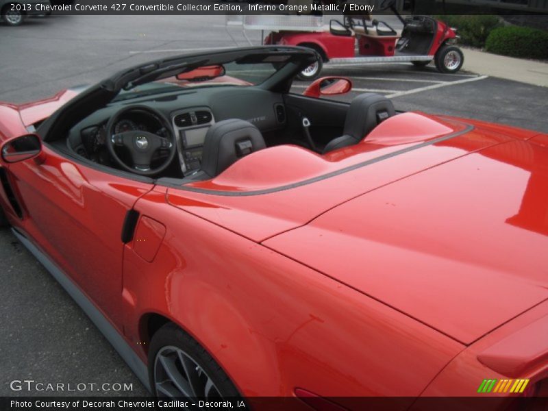Inferno Orange Metallic / Ebony 2013 Chevrolet Corvette 427 Convertible Collector Edition