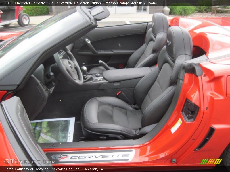  2013 Corvette 427 Convertible Collector Edition Ebony Interior