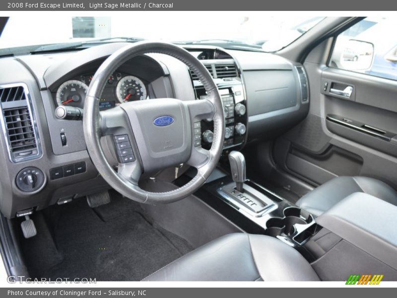 Light Sage Metallic / Charcoal 2008 Ford Escape Limited