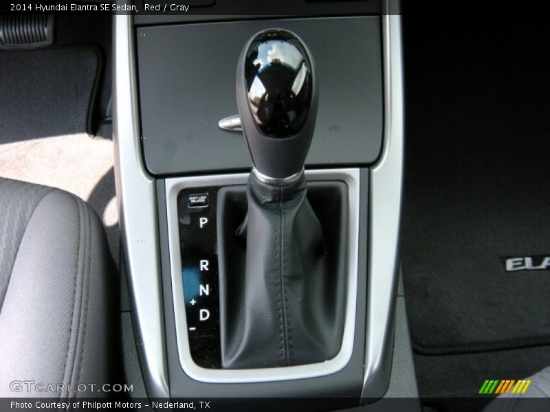 Red / Gray 2014 Hyundai Elantra SE Sedan