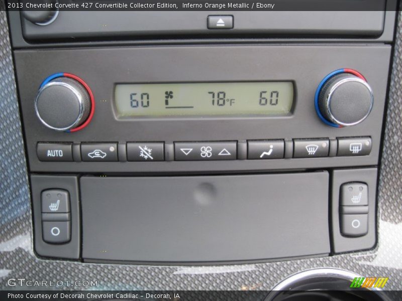 Controls of 2013 Corvette 427 Convertible Collector Edition