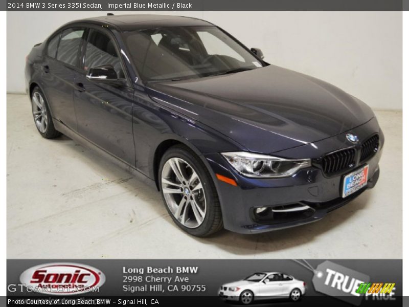 Imperial Blue Metallic / Black 2014 BMW 3 Series 335i Sedan