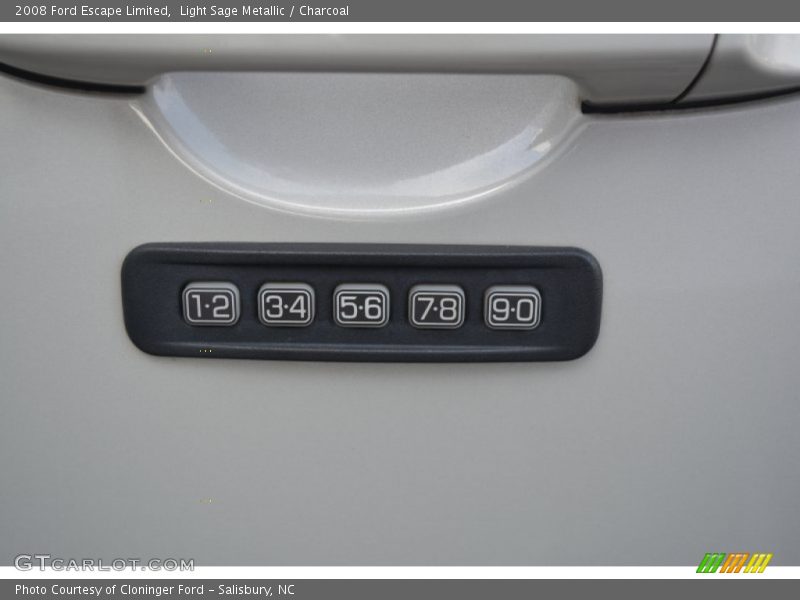 Light Sage Metallic / Charcoal 2008 Ford Escape Limited