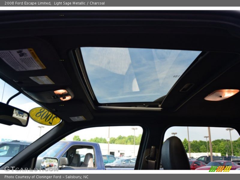 Light Sage Metallic / Charcoal 2008 Ford Escape Limited