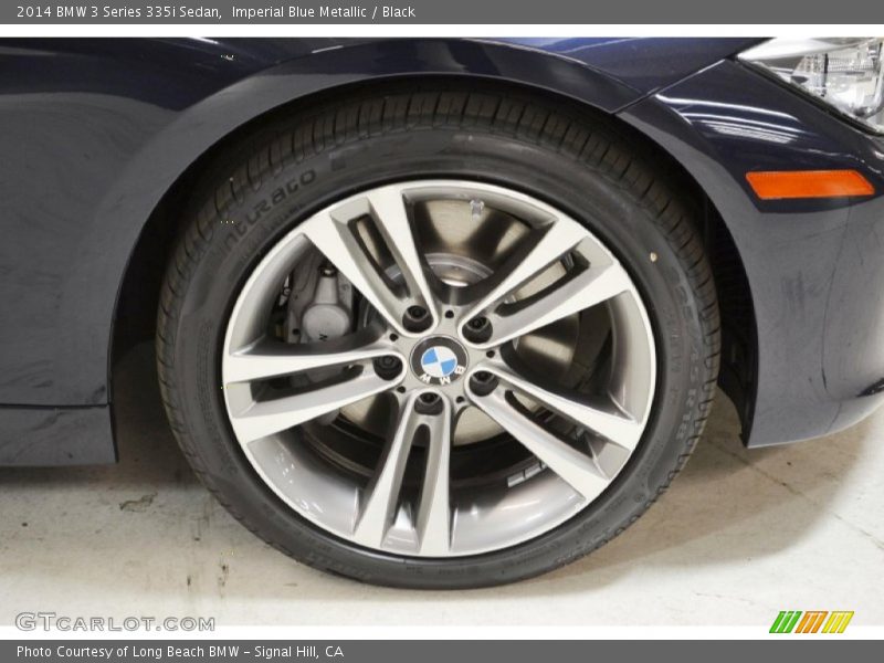 Imperial Blue Metallic / Black 2014 BMW 3 Series 335i Sedan