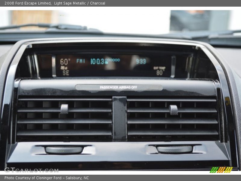 Light Sage Metallic / Charcoal 2008 Ford Escape Limited