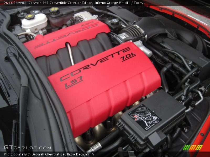  2013 Corvette 427 Convertible Collector Edition Engine - 7.0 Liter/427 cid OHV 16-Valve LS7 V8