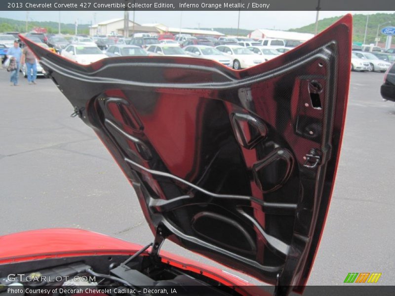 Inferno Orange Metallic / Ebony 2013 Chevrolet Corvette 427 Convertible Collector Edition