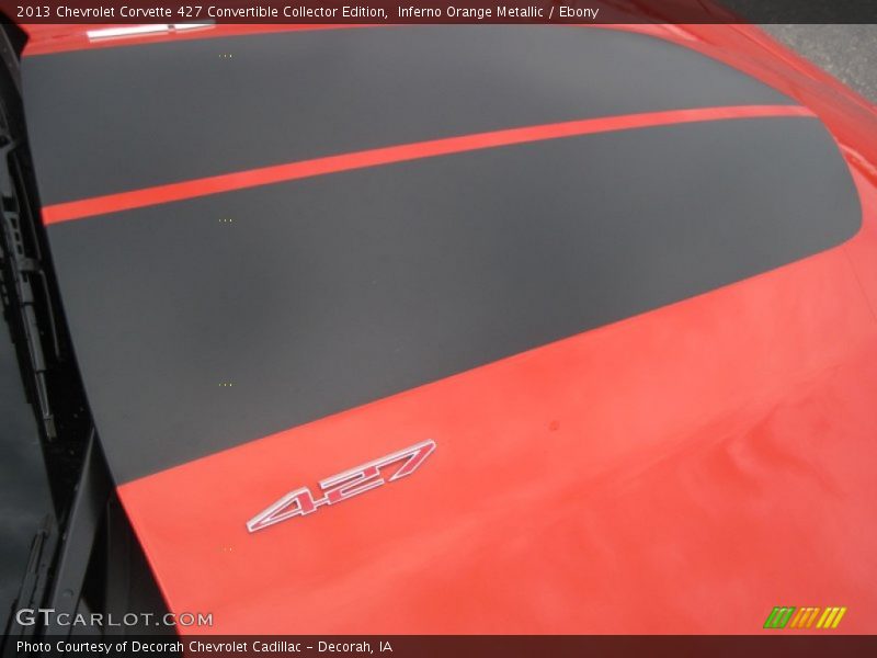 Inferno Orange Metallic / Ebony 2013 Chevrolet Corvette 427 Convertible Collector Edition