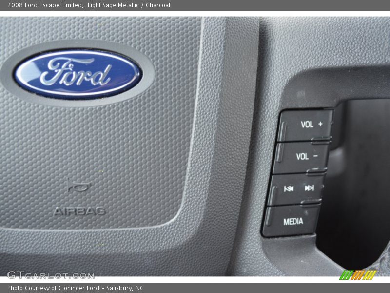 Light Sage Metallic / Charcoal 2008 Ford Escape Limited