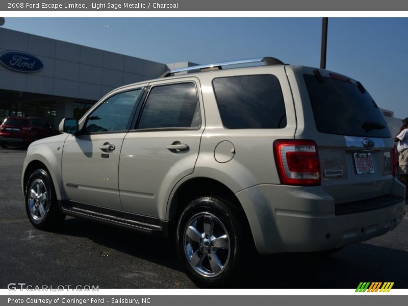 Light Sage Metallic / Charcoal 2008 Ford Escape Limited