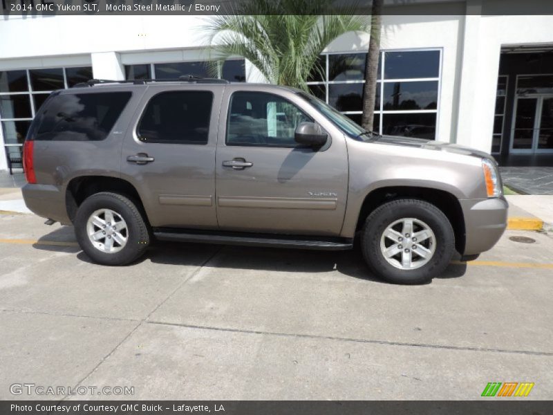 Mocha Steel Metallic / Ebony 2014 GMC Yukon SLT