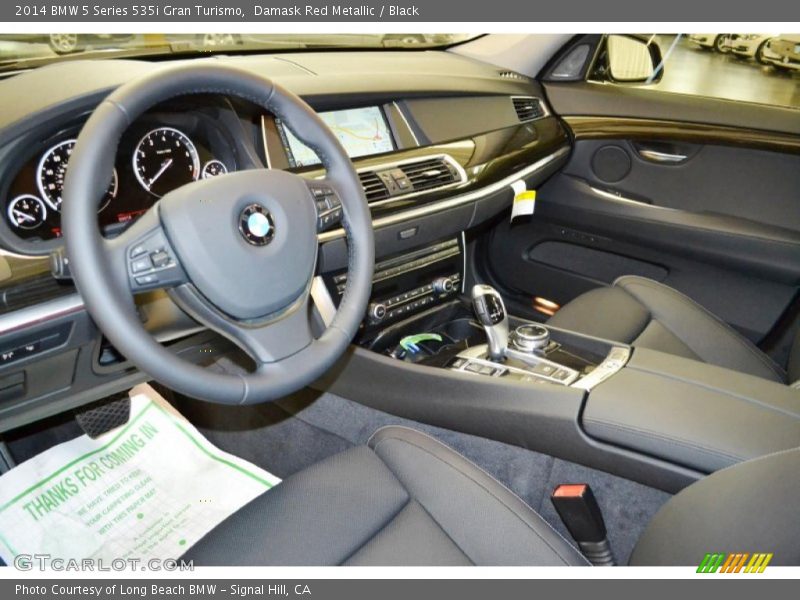 Black Interior - 2014 5 Series 535i Gran Turismo 