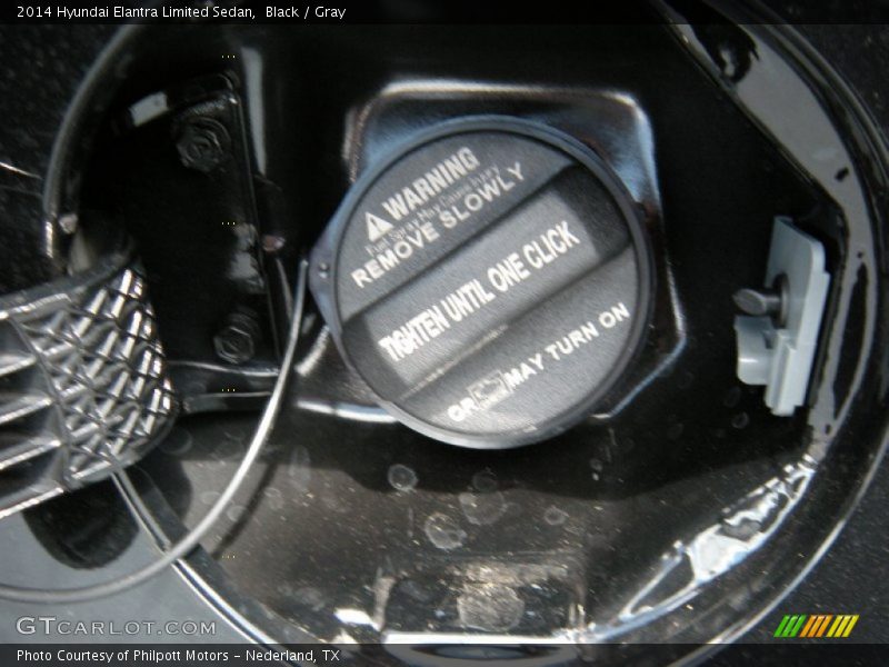 Black / Gray 2014 Hyundai Elantra Limited Sedan