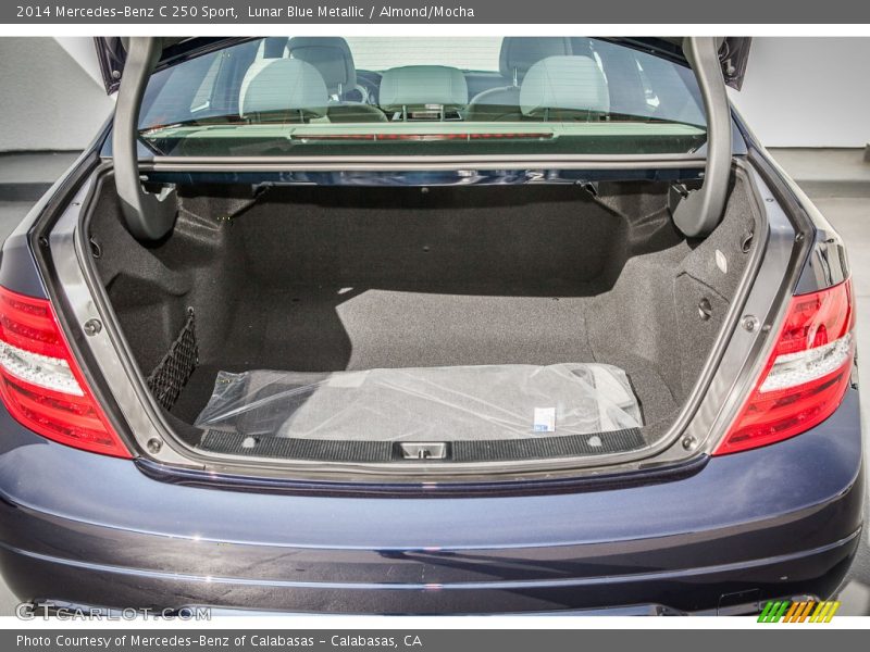 Lunar Blue Metallic / Almond/Mocha 2014 Mercedes-Benz C 250 Sport