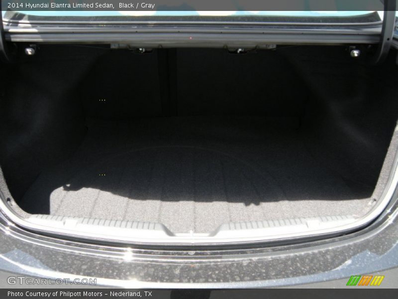 Black / Gray 2014 Hyundai Elantra Limited Sedan