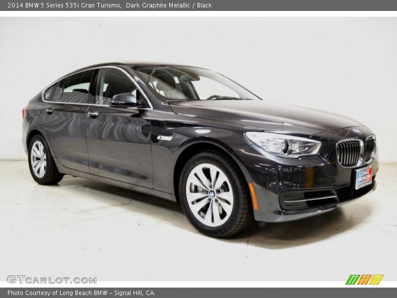Dark Graphite Metallic / Black 2014 BMW 5 Series 535i Gran Turismo