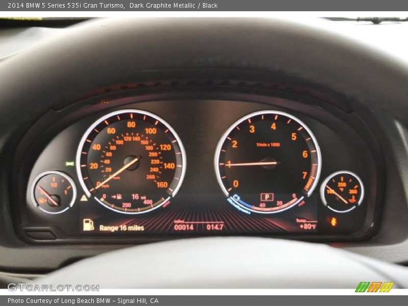  2014 5 Series 535i Gran Turismo 535i Gran Turismo Gauges