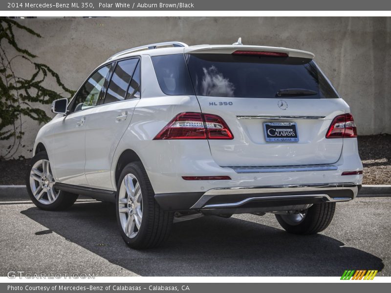Polar White / Auburn Brown/Black 2014 Mercedes-Benz ML 350