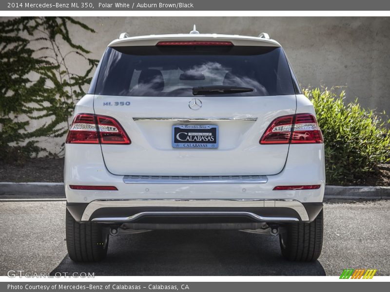 Polar White / Auburn Brown/Black 2014 Mercedes-Benz ML 350