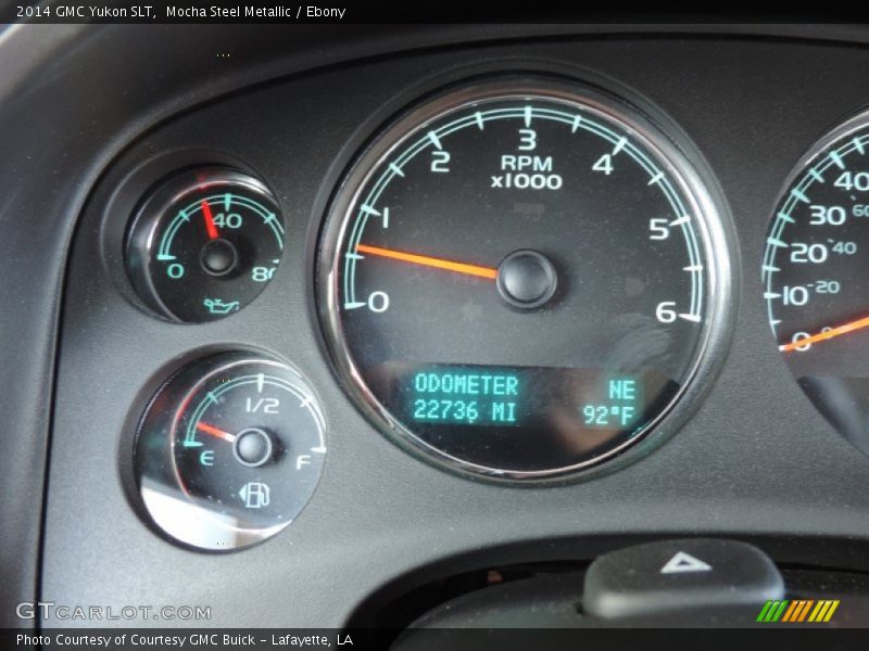 Mocha Steel Metallic / Ebony 2014 GMC Yukon SLT