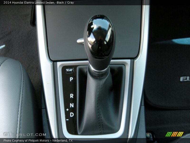Black / Gray 2014 Hyundai Elantra Limited Sedan