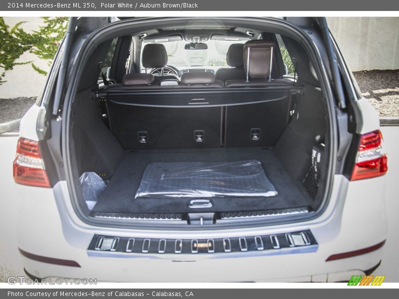 Polar White / Auburn Brown/Black 2014 Mercedes-Benz ML 350