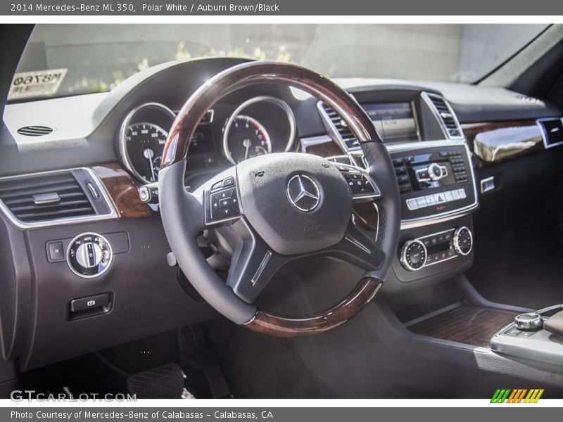 Polar White / Auburn Brown/Black 2014 Mercedes-Benz ML 350