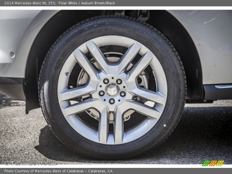 Polar White / Auburn Brown/Black 2014 Mercedes-Benz ML 350