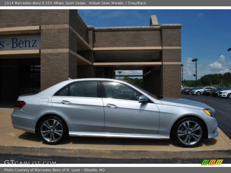 Iridium Silver Metallic / Grey/Black 2014 Mercedes-Benz E 350 4Matic Sport Sedan