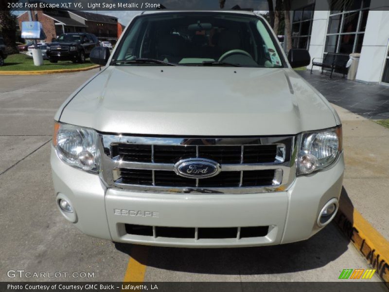 Light Sage Metallic / Stone 2008 Ford Escape XLT V6