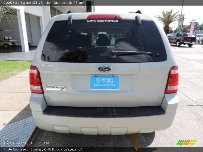 Light Sage Metallic / Stone 2008 Ford Escape XLT V6