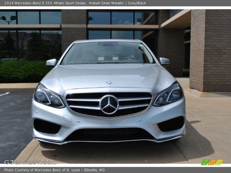 Iridium Silver Metallic / Grey/Black 2014 Mercedes-Benz E 350 4Matic Sport Sedan