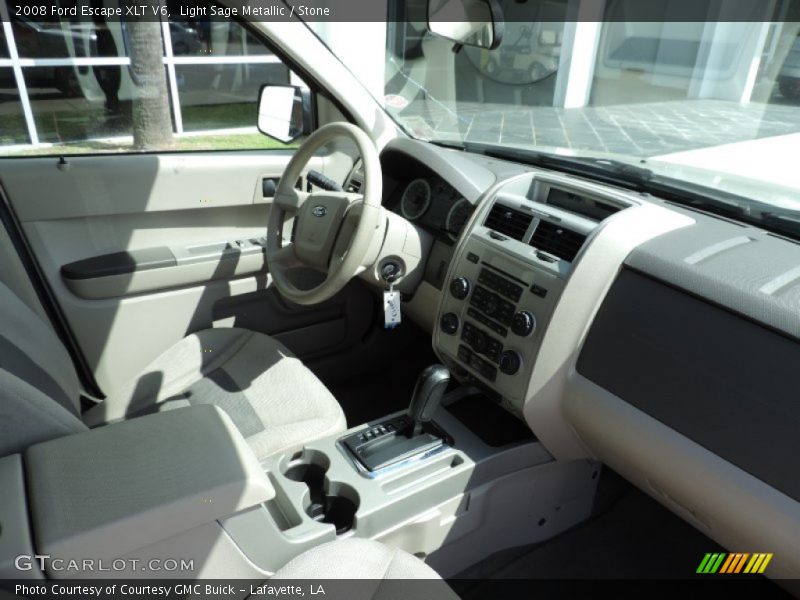 Light Sage Metallic / Stone 2008 Ford Escape XLT V6