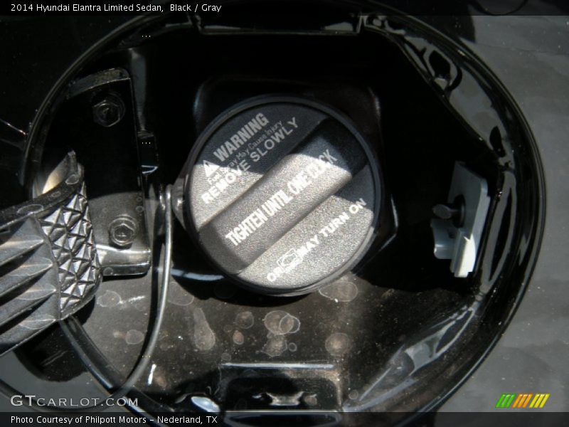 Black / Gray 2014 Hyundai Elantra Limited Sedan