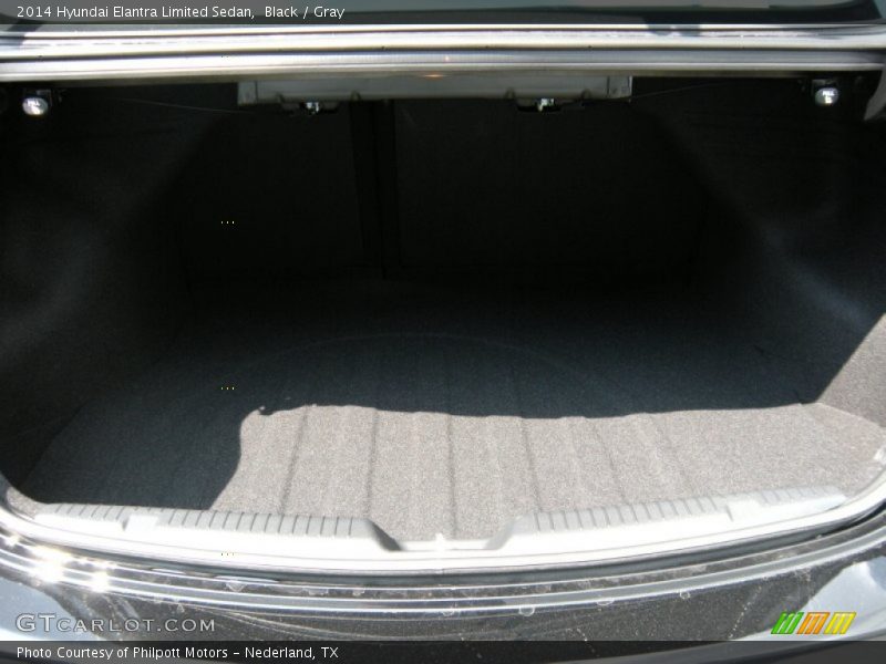 Black / Gray 2014 Hyundai Elantra Limited Sedan
